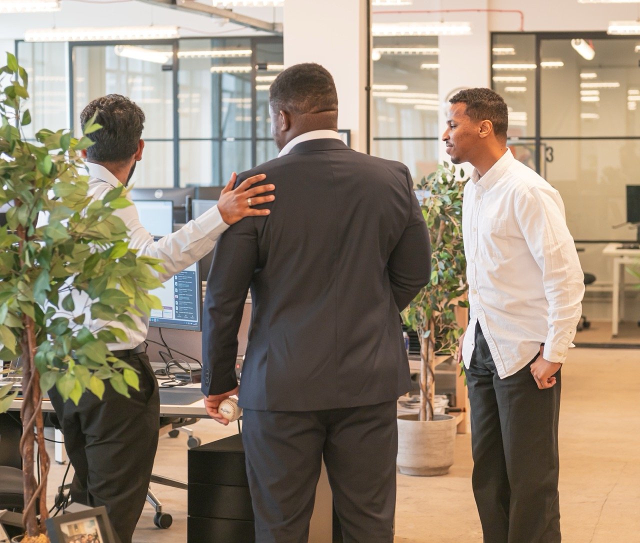 colleagues in the office