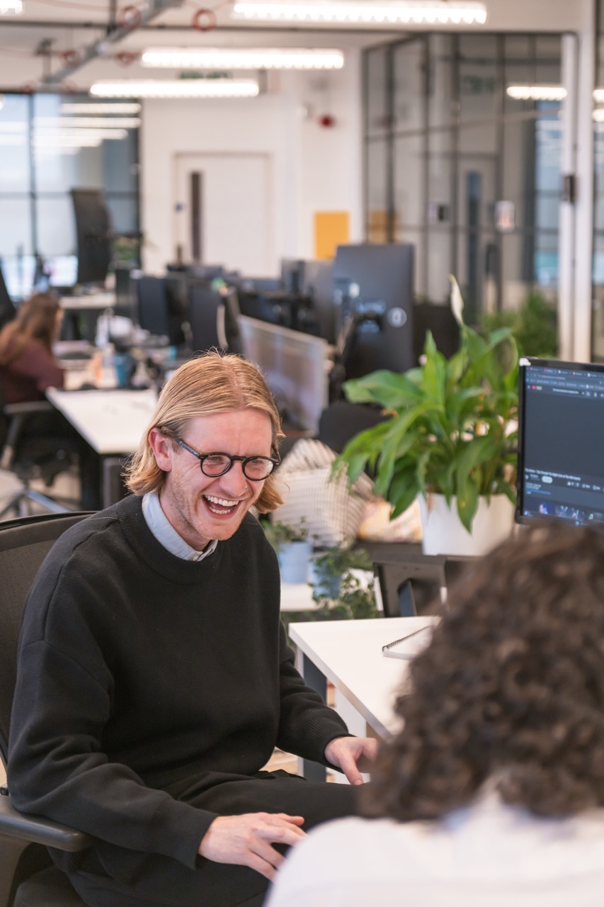 Tom, office photoshoot